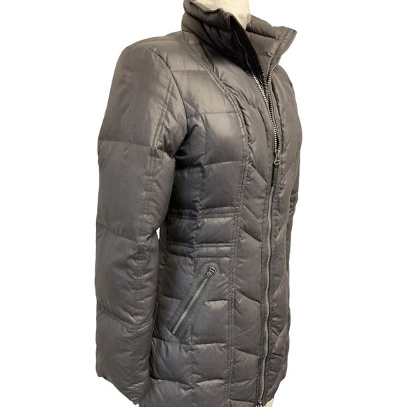 Prana Breathe Puffer Jacket Womens Size S Quilted Insulated Full Zip Gray - Picture 1 of 6